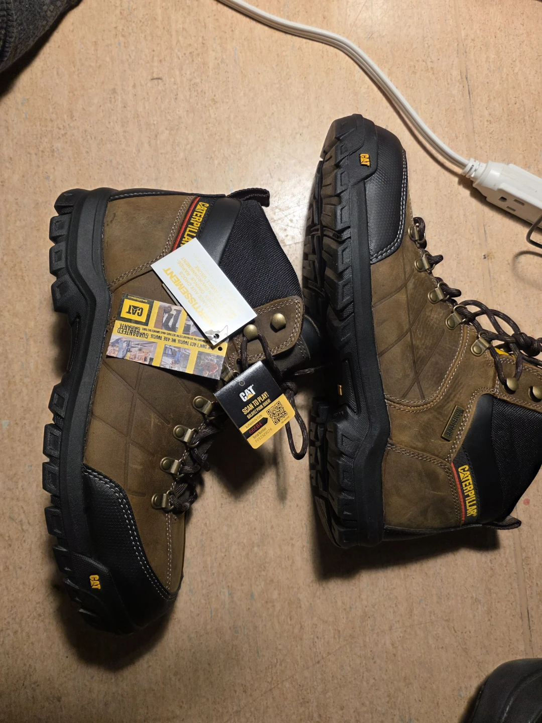 Caterpillar Men's Brown Work Boots - photo 2