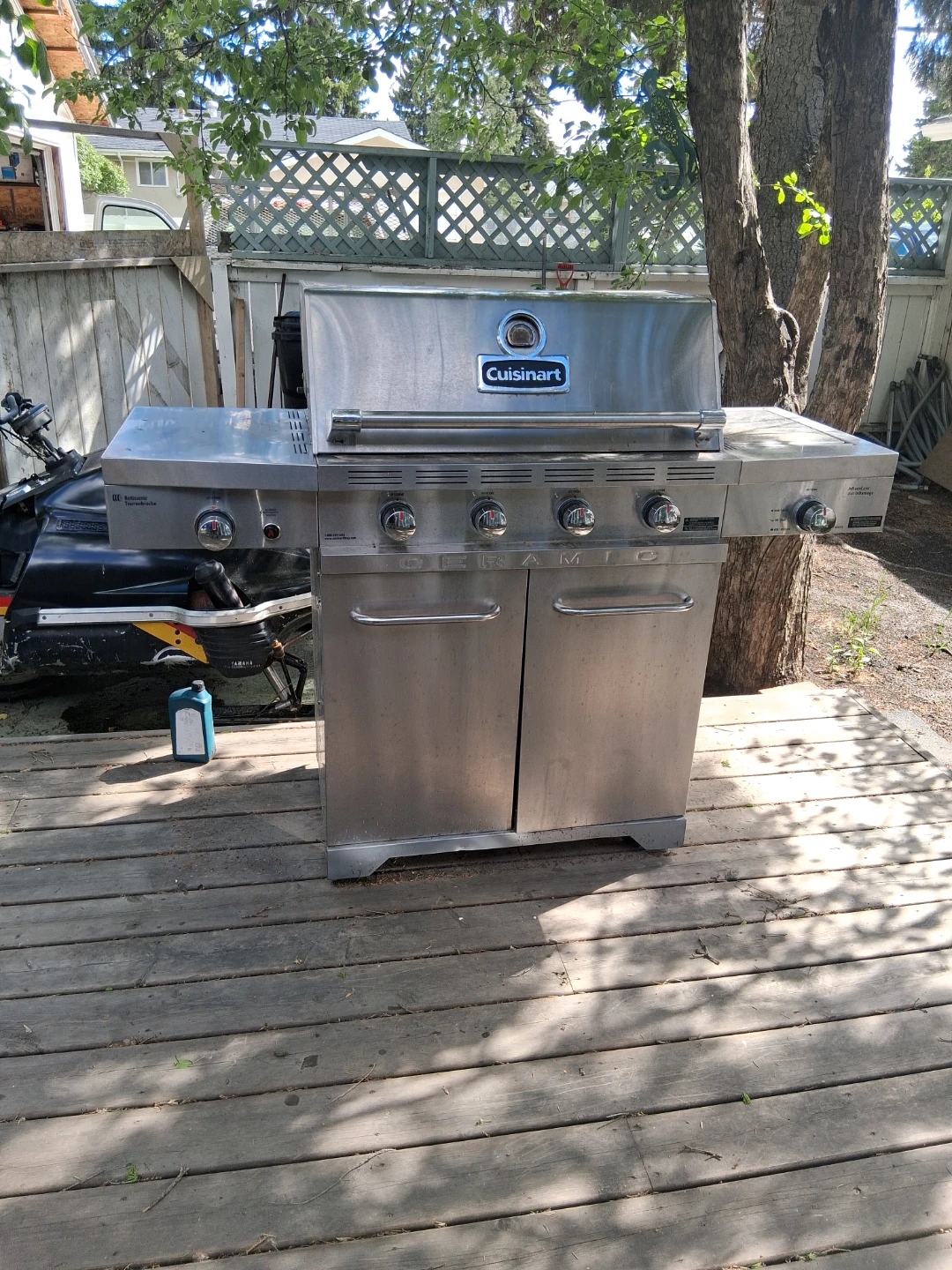 Natural gas BBQ