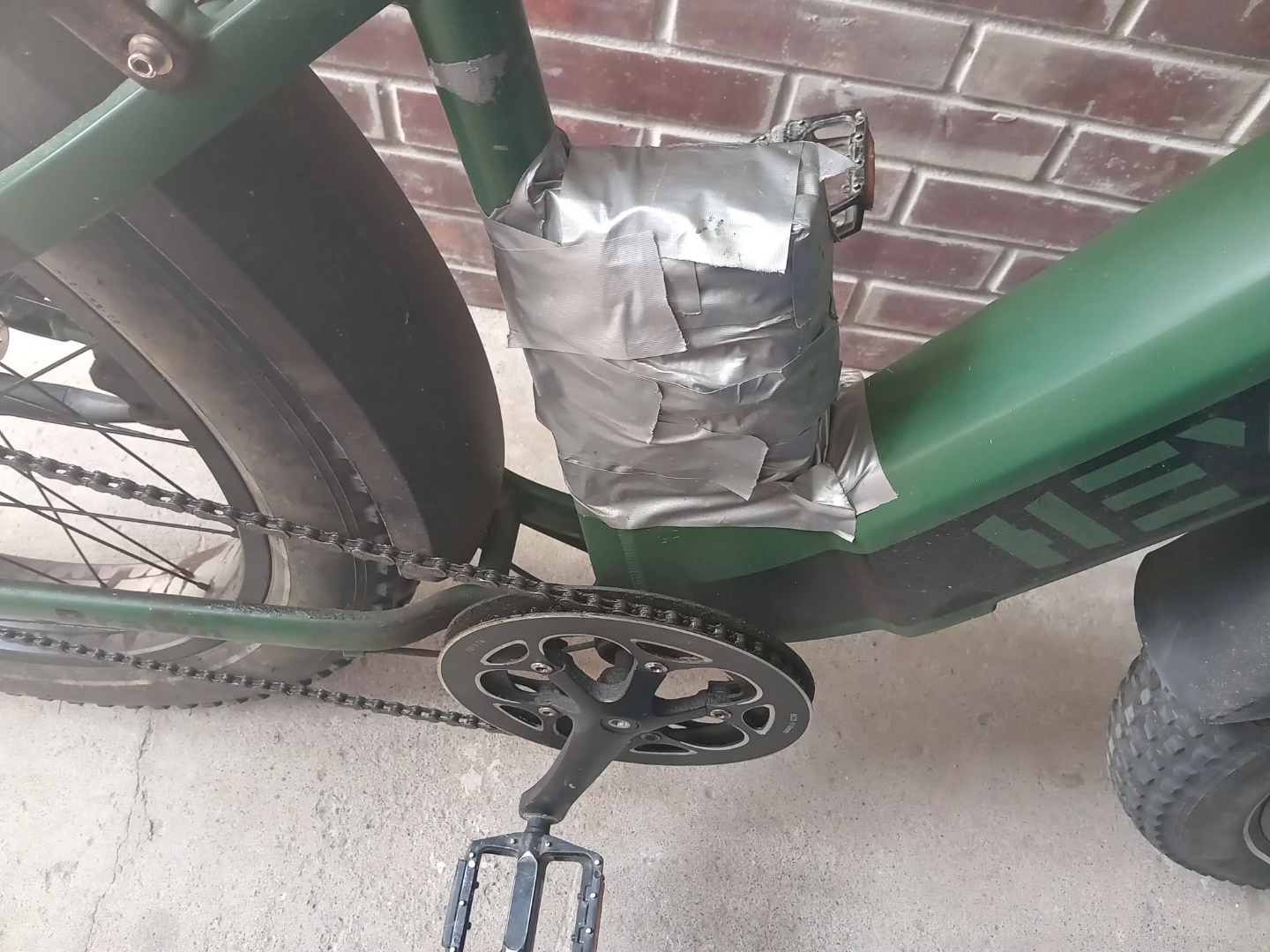 Green Electric Fat Bike - photo 3
