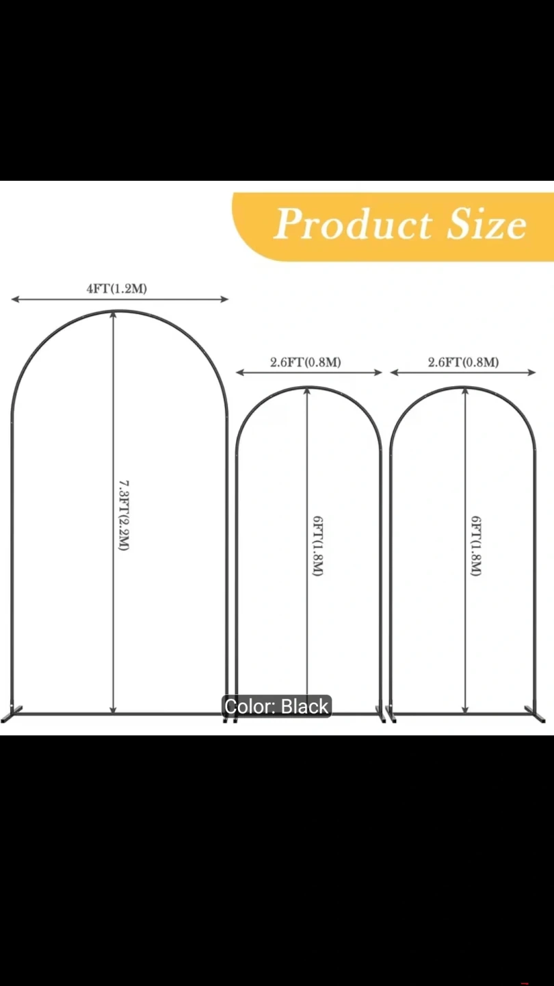 Golden Arch Backdrop RENT - photo 4