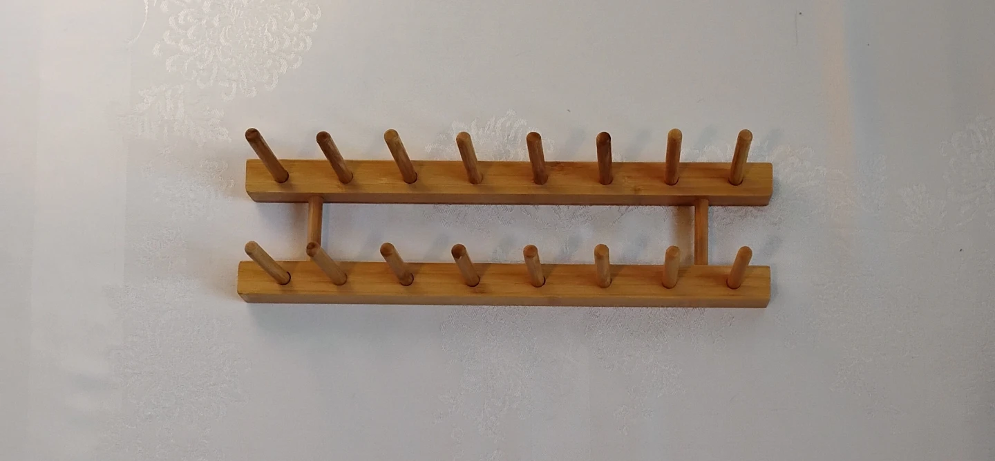 Solid Bamboo Plate Divider