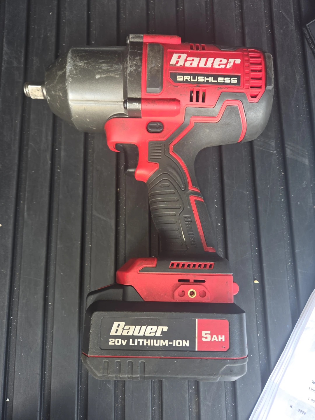 Bauer 20V Brushless Cordless Impact Wrench