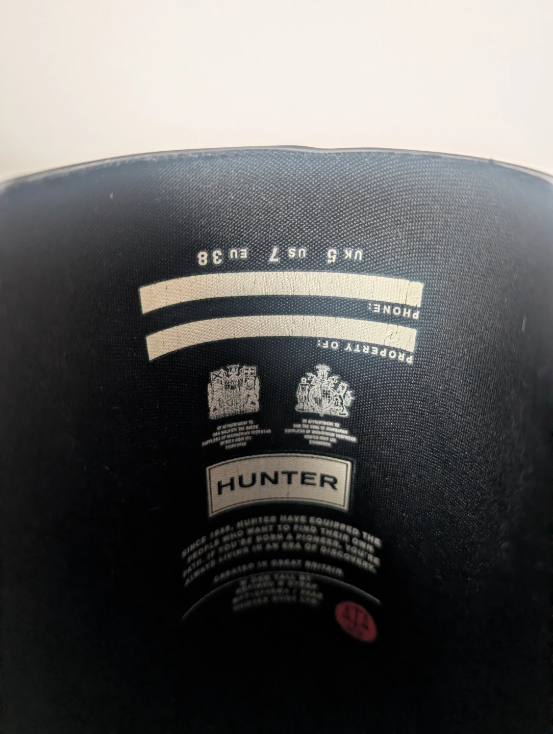 Hunter Women's Rubber Rain Boots Black Size 7 - photo 3