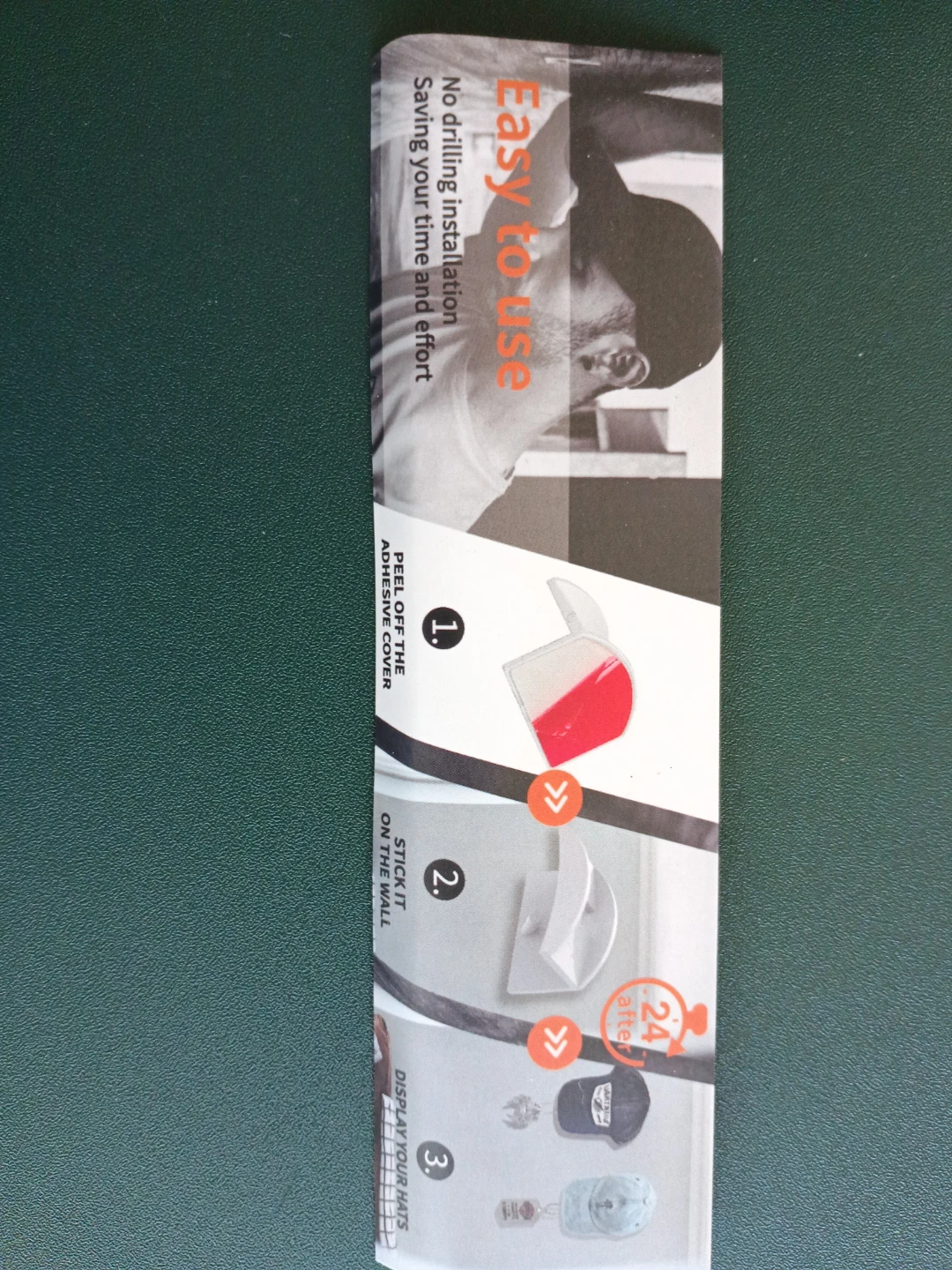 Adhesive hat hooks - photo 2