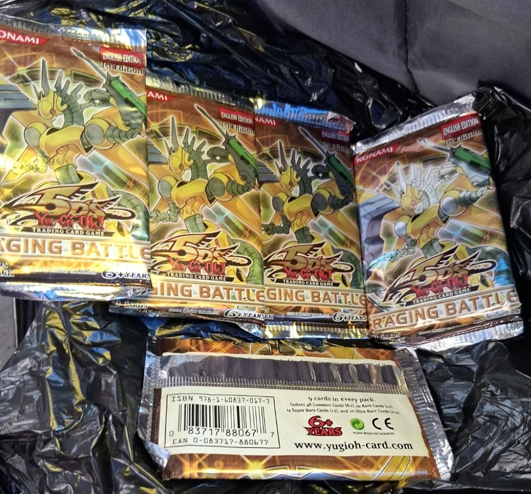 Yu-Gi-Oh! Raging Battle Trading Card Game, 5 Booster Packs - photo 3