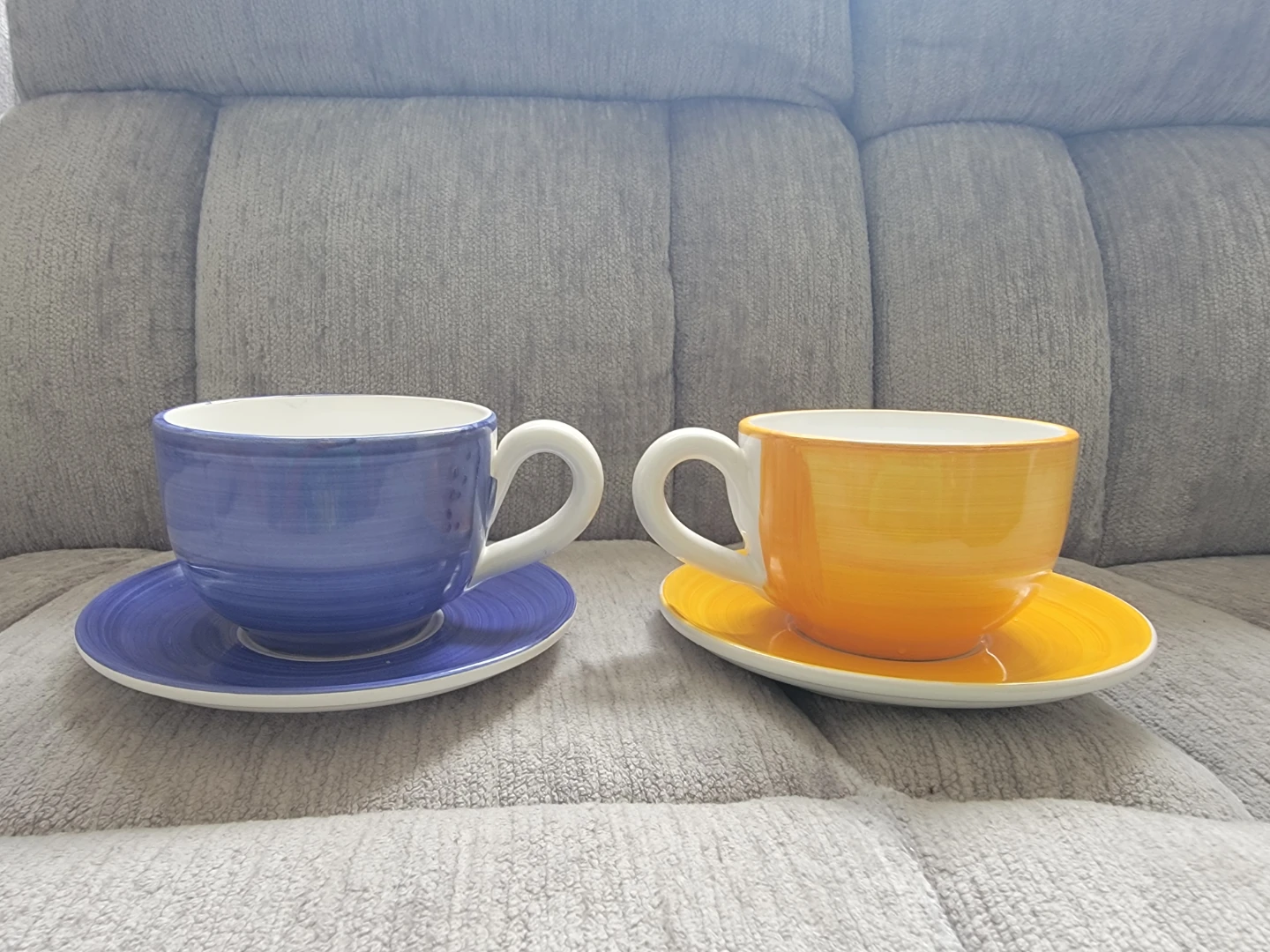 Ceramic Teacup and Saucer Set