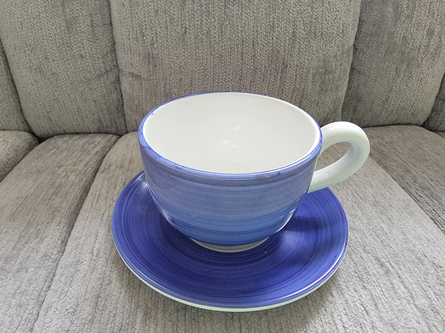 Ceramic Teacup and Saucer Set - photo 2