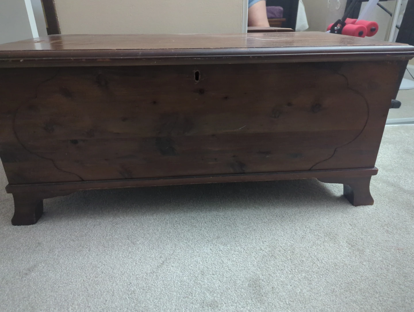 Antique Cedar Chest Blanket Box - photo 3