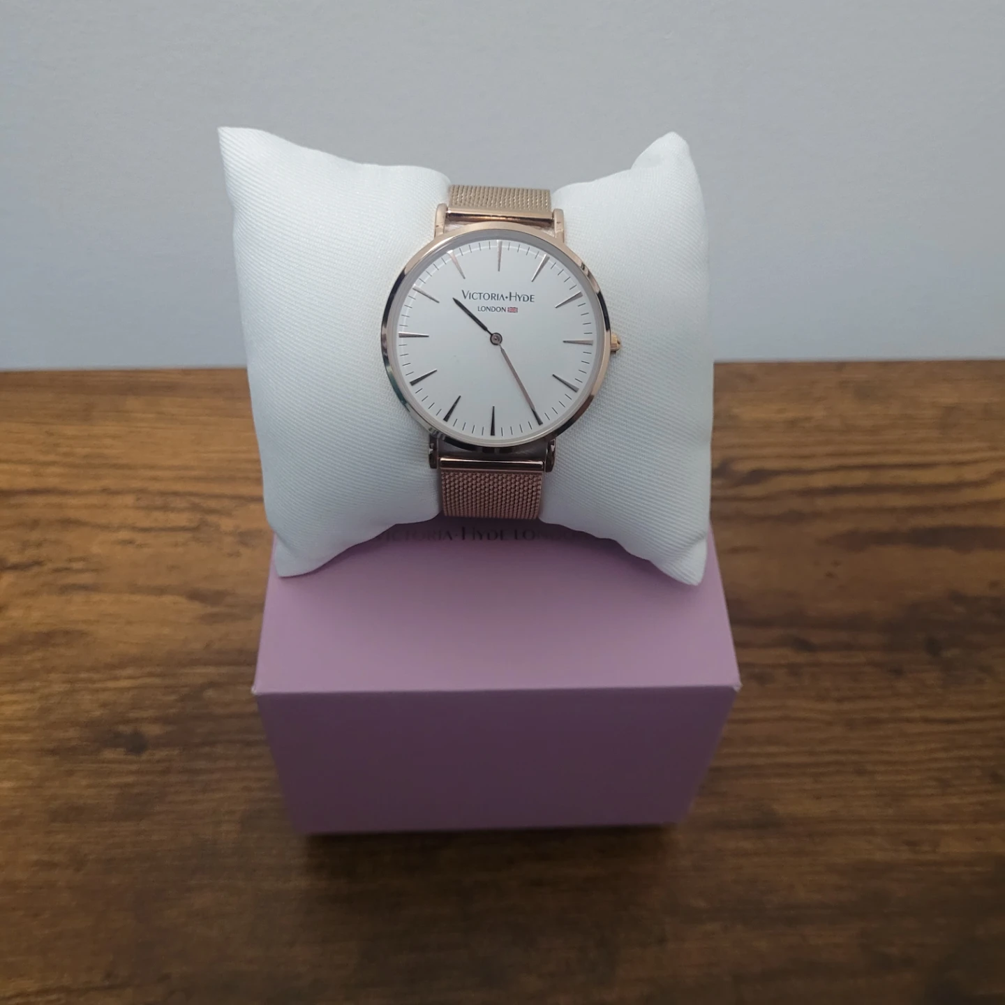 Victoria Hyde London Rose Gold Mesh Watch