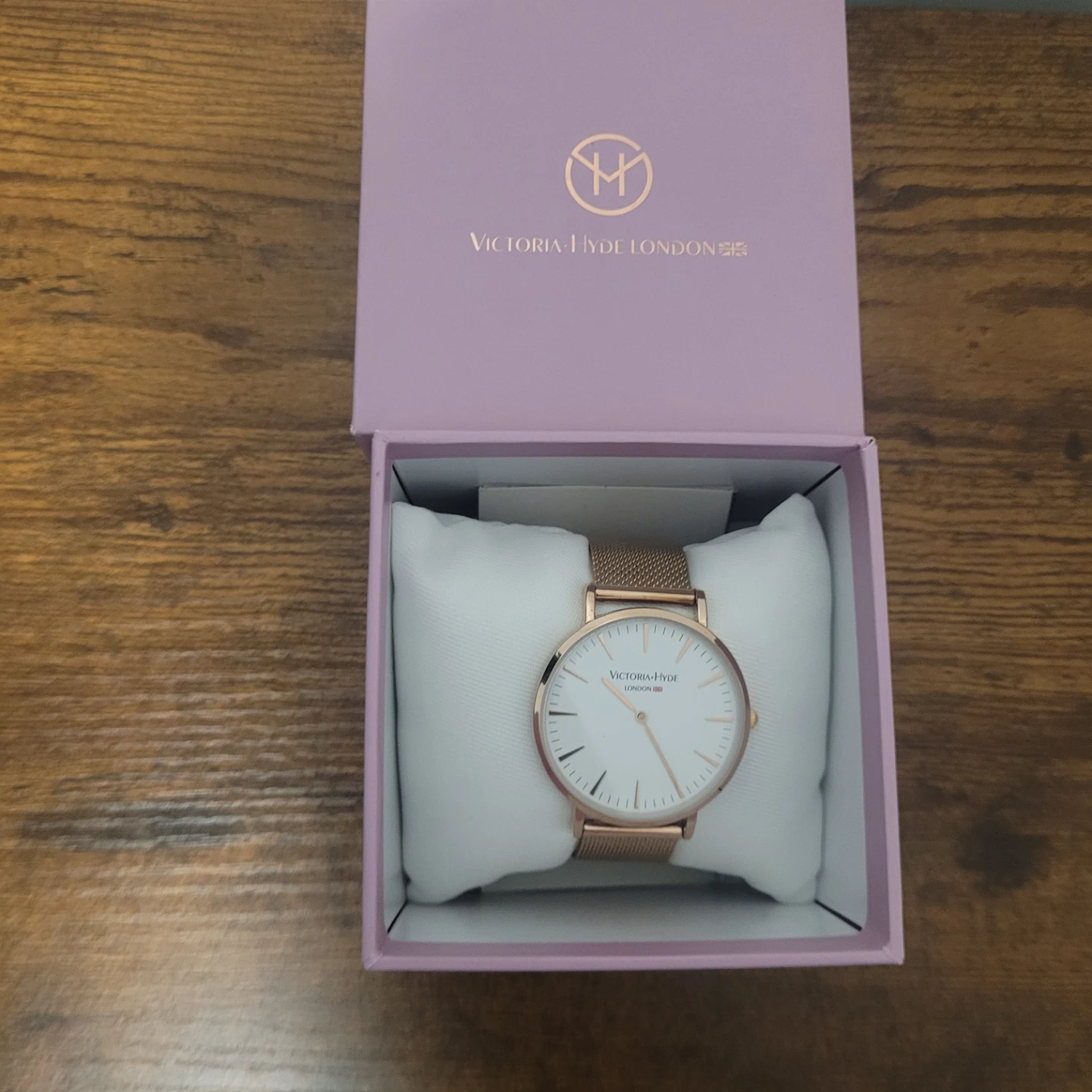 Victoria Hyde London Rose Gold Mesh Watch - photo 3