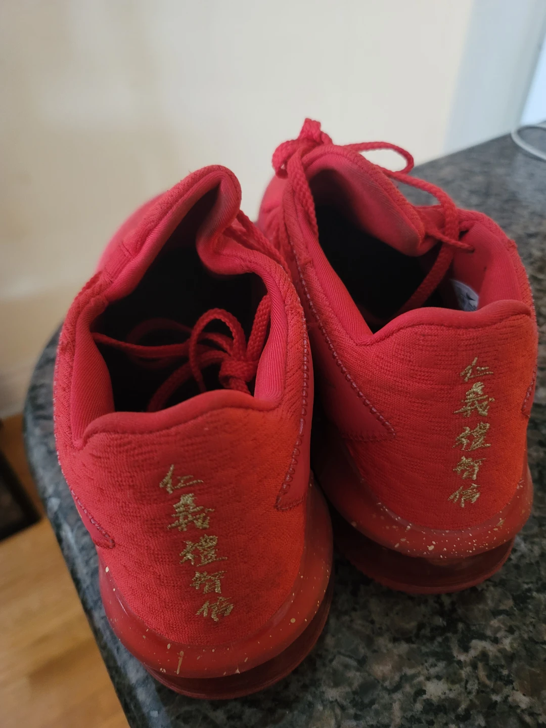 Nike LeBron 17 Low Titan Red Men's Basketball Shoes - photo 4