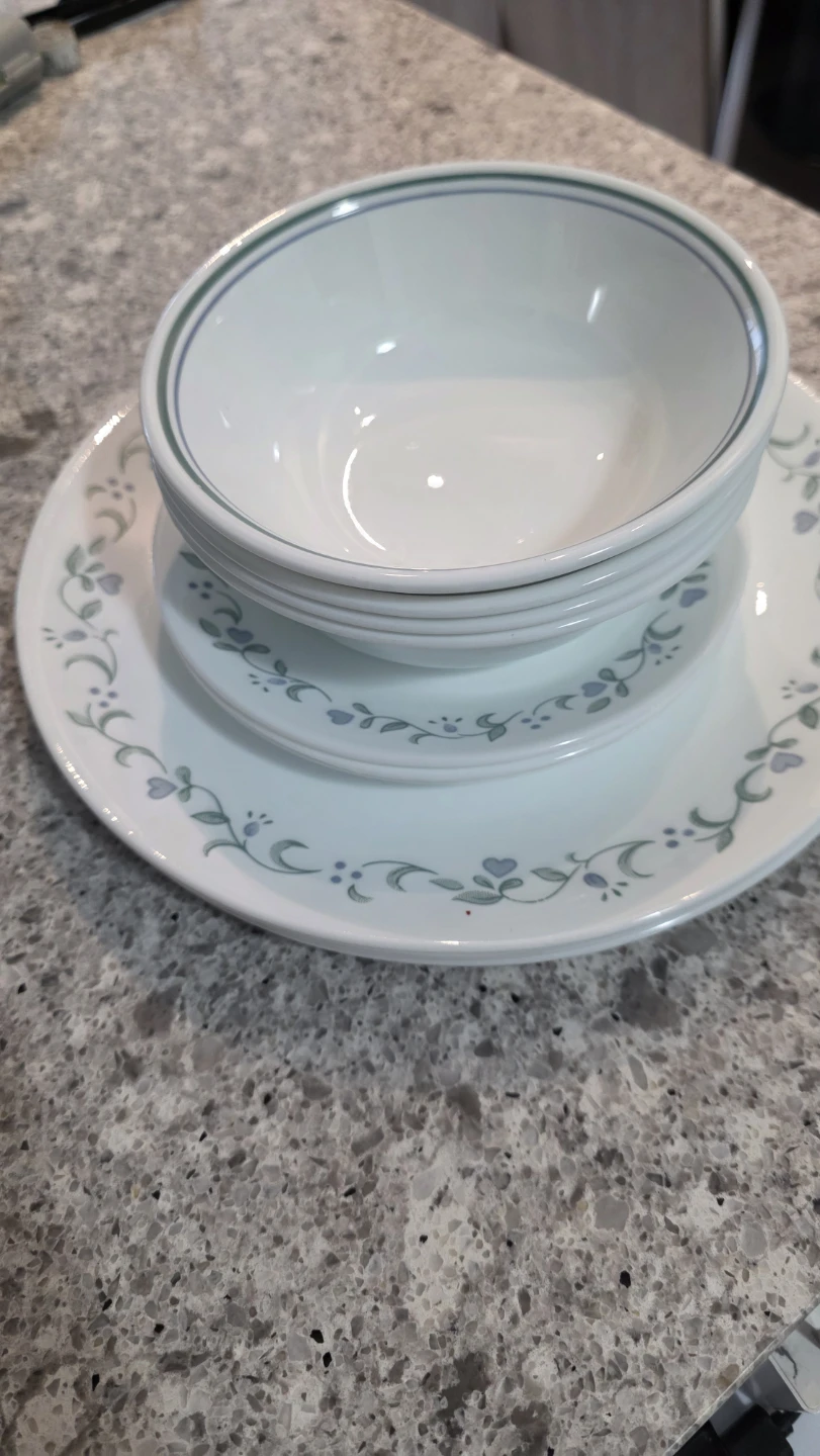 MOVING SALE, Corelle Vitrelle Dinnerware Set - photo 2