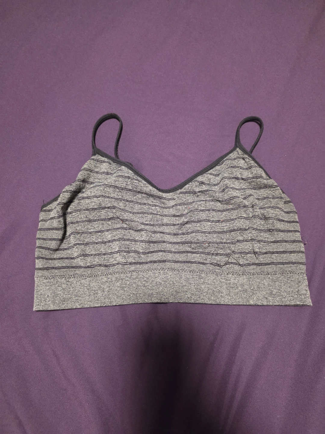 Denver Hayes Seamless Bra XL-TG Grey Striped - photo 2