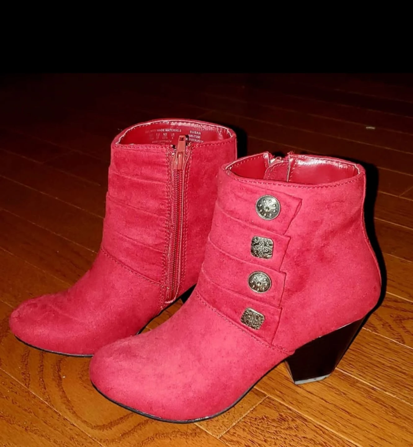 Women's Red Ankle Boots
