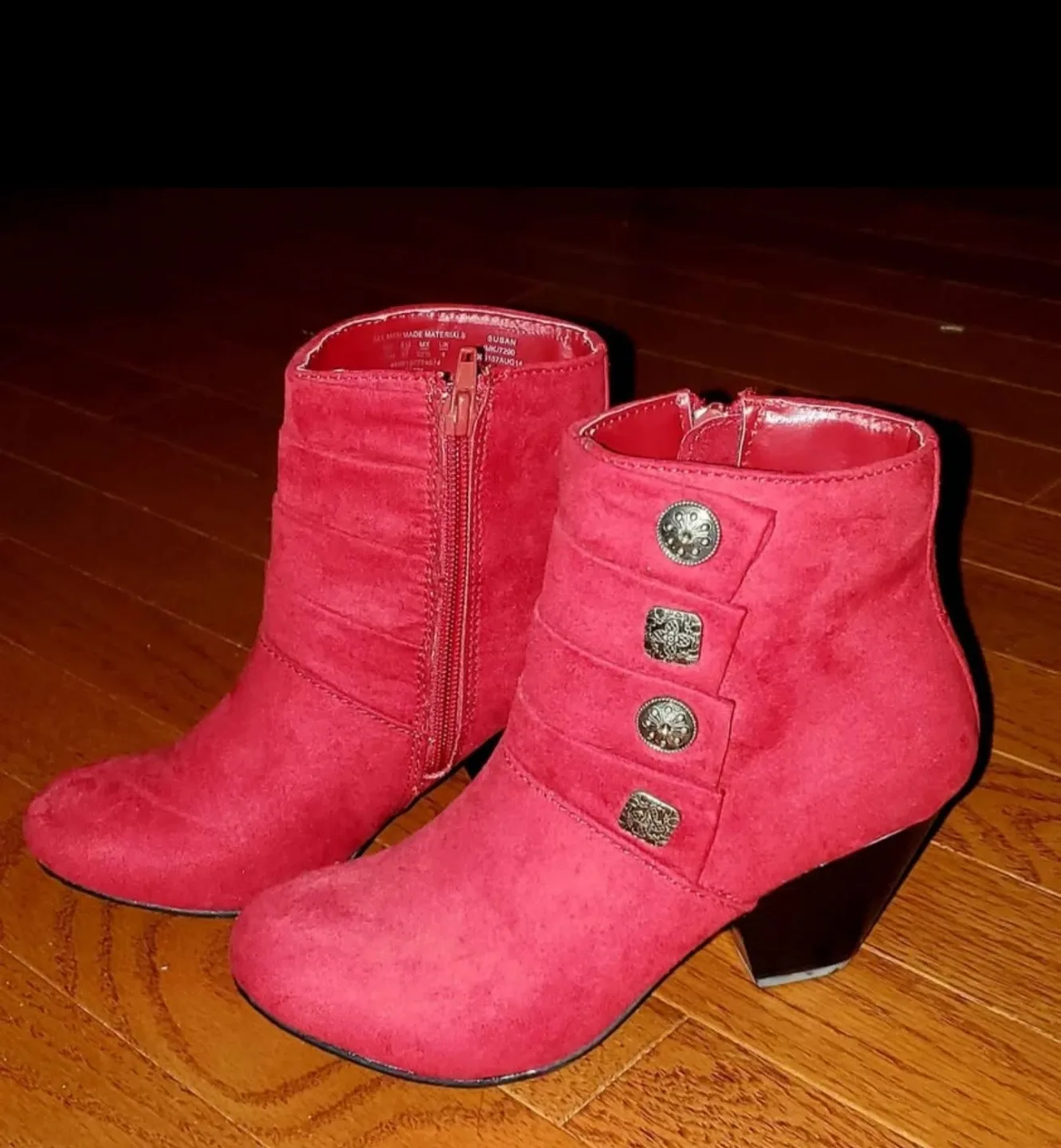 Women's Red Ankle Boots