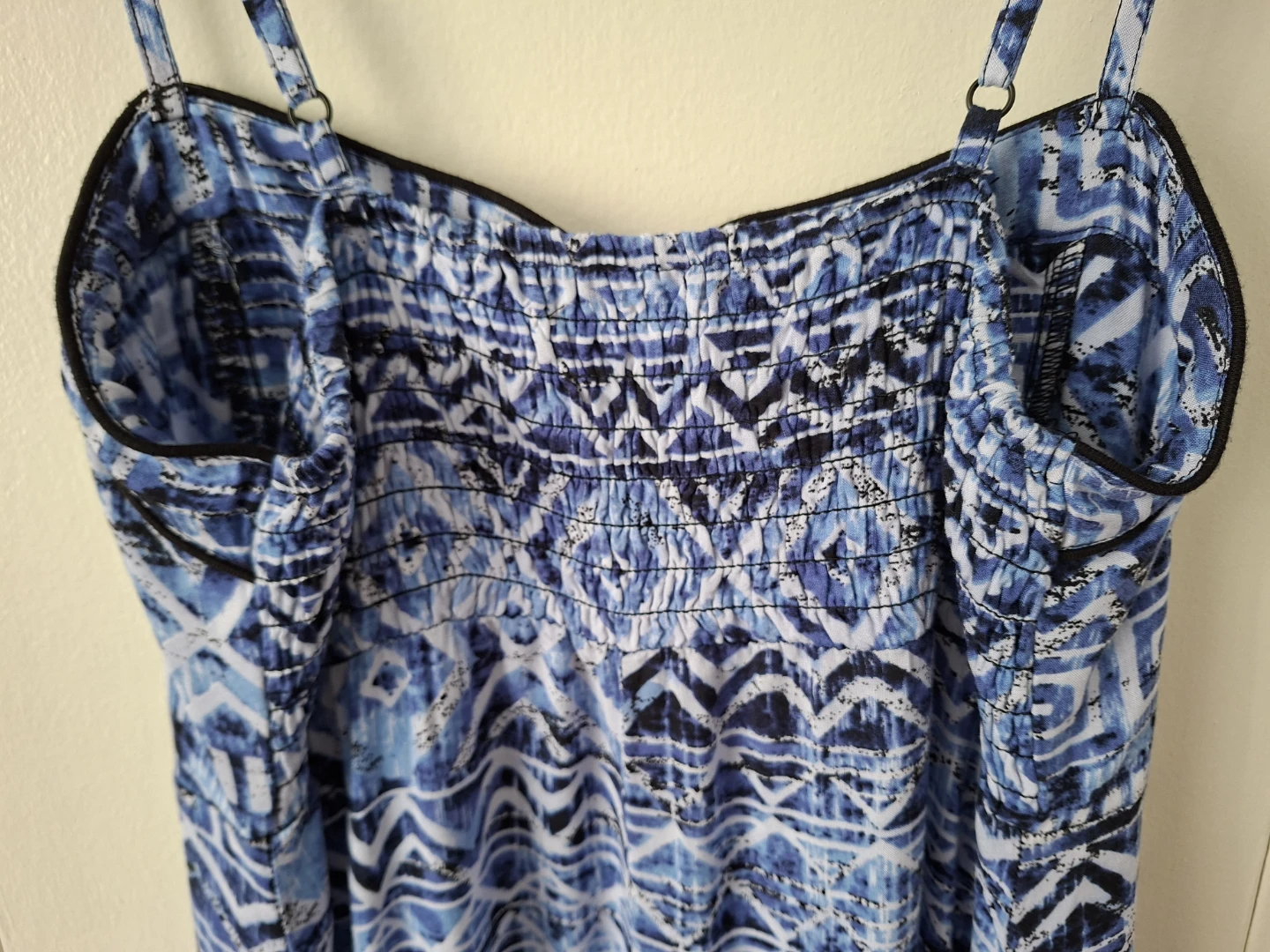 Guilty Maxi Dress - Blue Geometric Print - photo 2