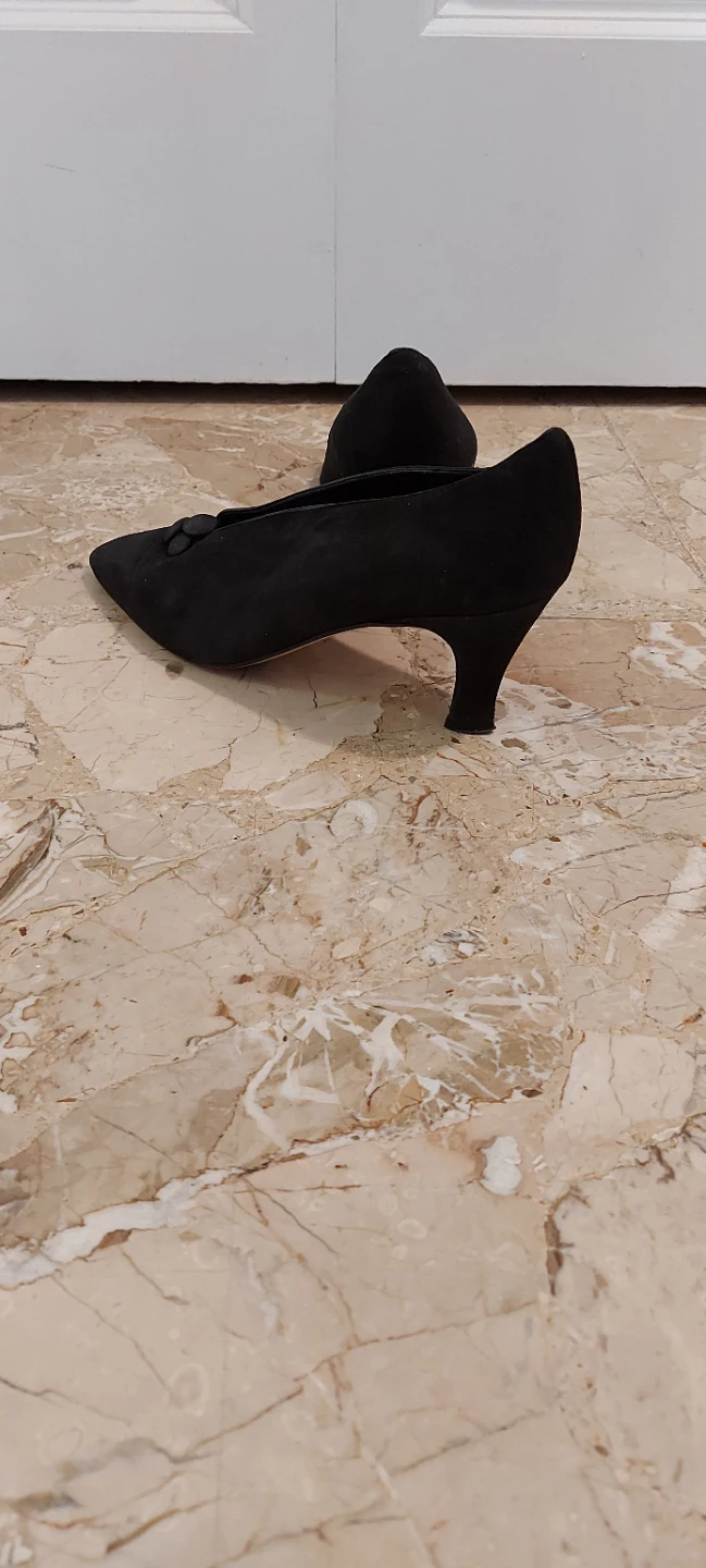 Nickels Black Suede Heels size 37 - photo 4