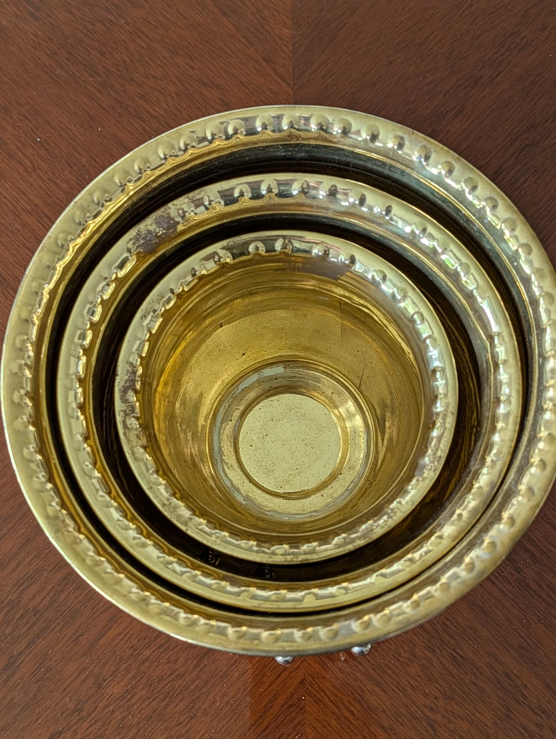 Brass Planters Set of 3 - photo 3
