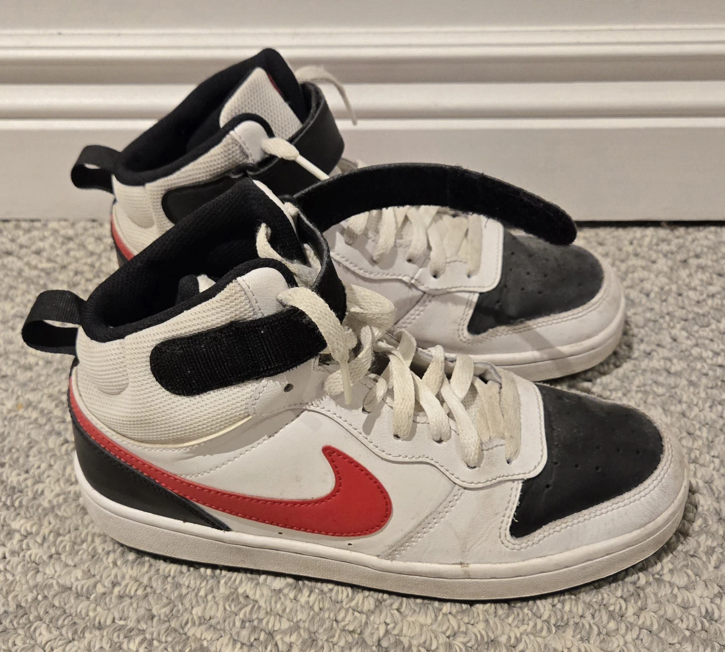 Nike Mid-Top Shoes White/Black/Red ⚽️ - photo 2