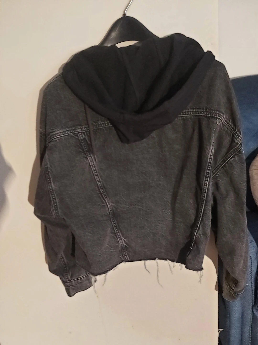 American Eagle Denim Jacket with Hoodie - Size M - photo 2