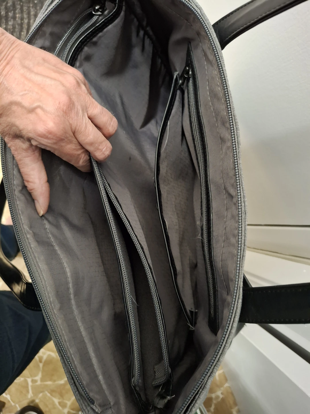 Large Grey Tote Bag - photo 2