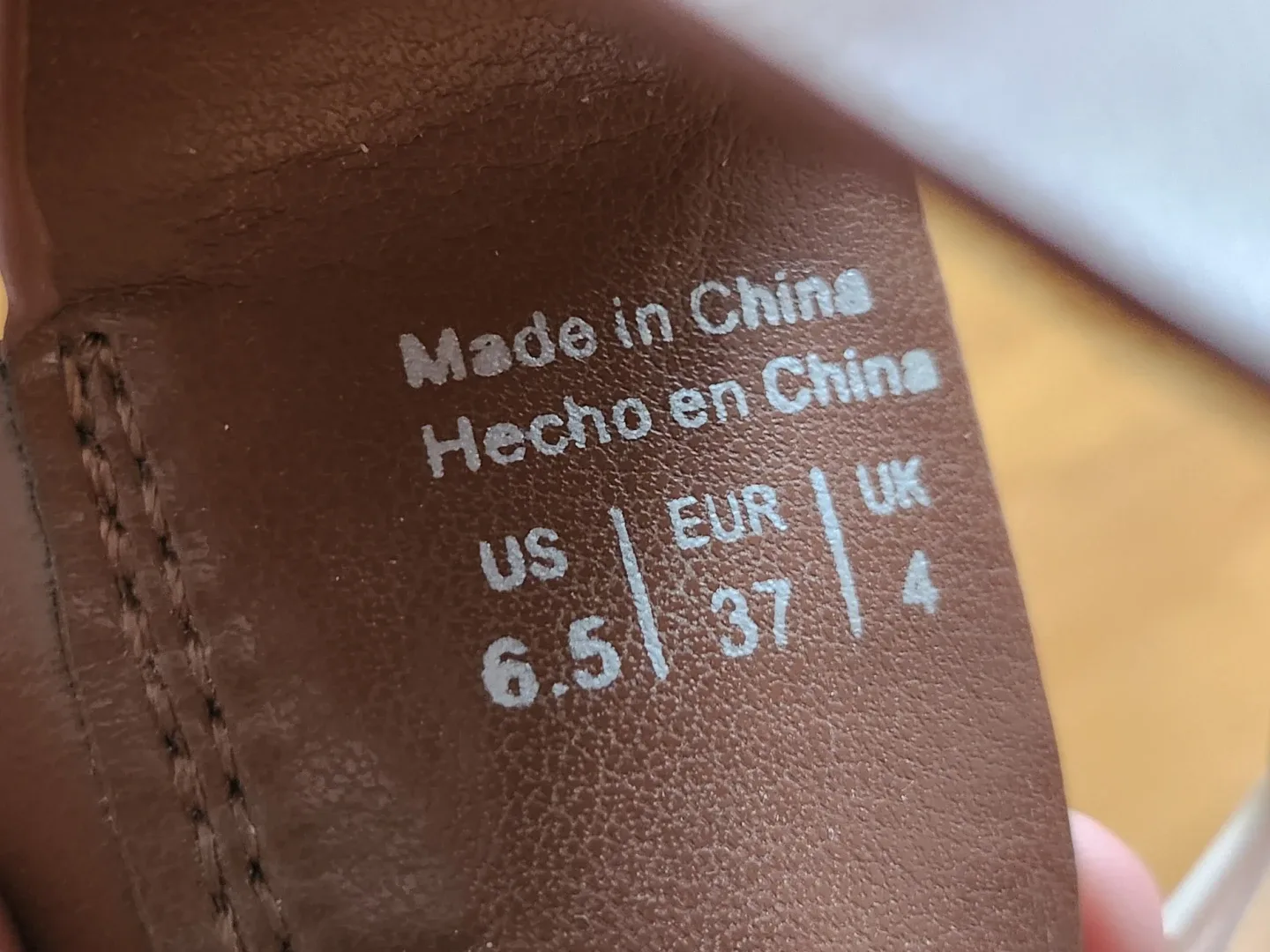 Call It Spring Brown White Platform Wedge Sandals- (US 6.5) - photo 5