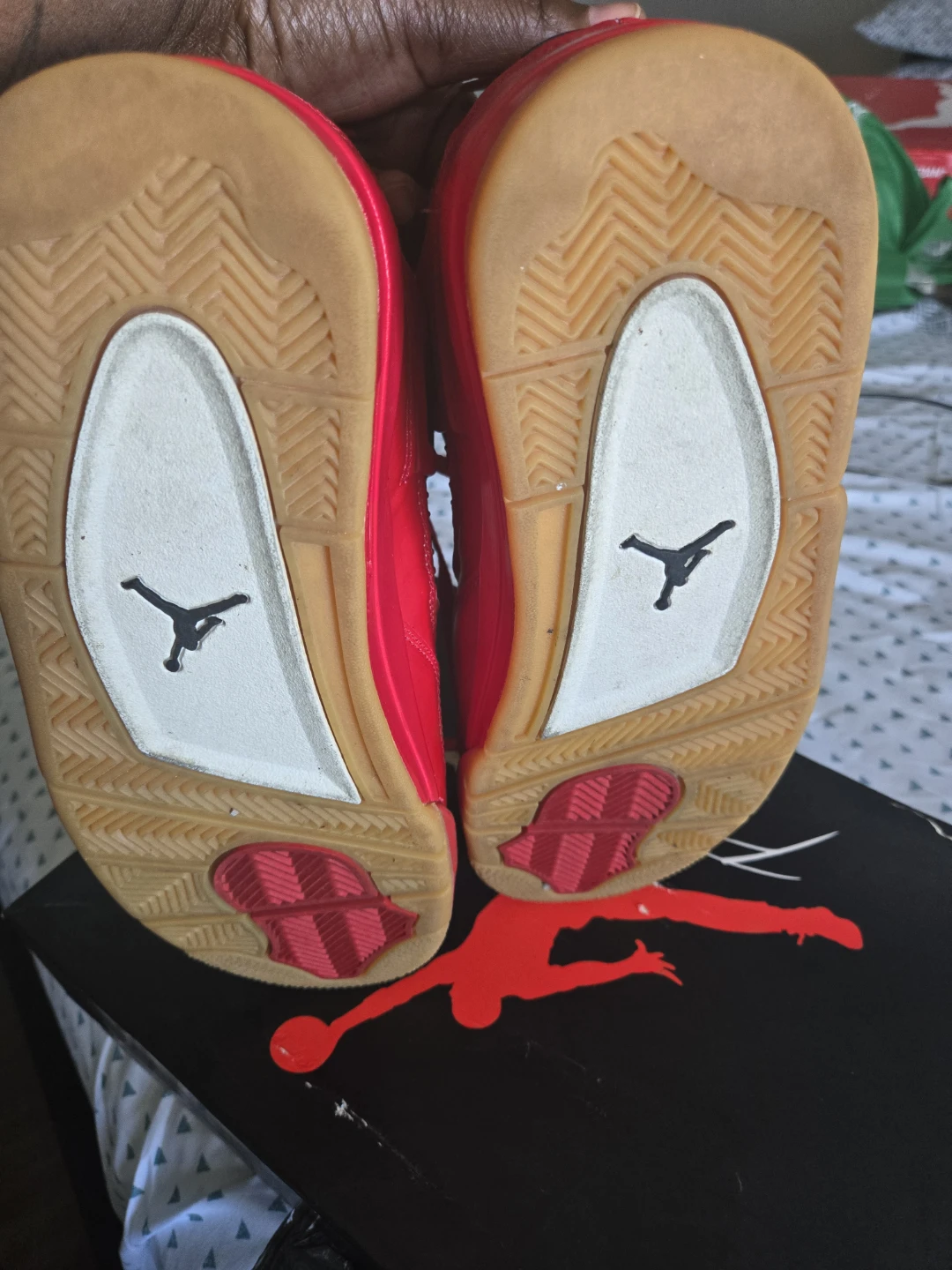 Air Jordan 4 Red Sneakers - photo 4
