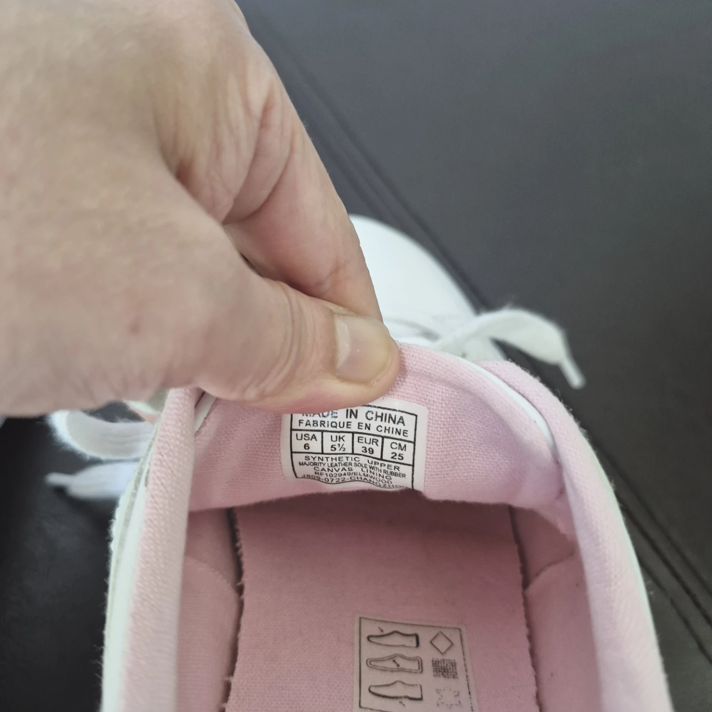 Polo Ralph Lauren White Sneakers with Pink Accents - Size 6 - photo 4