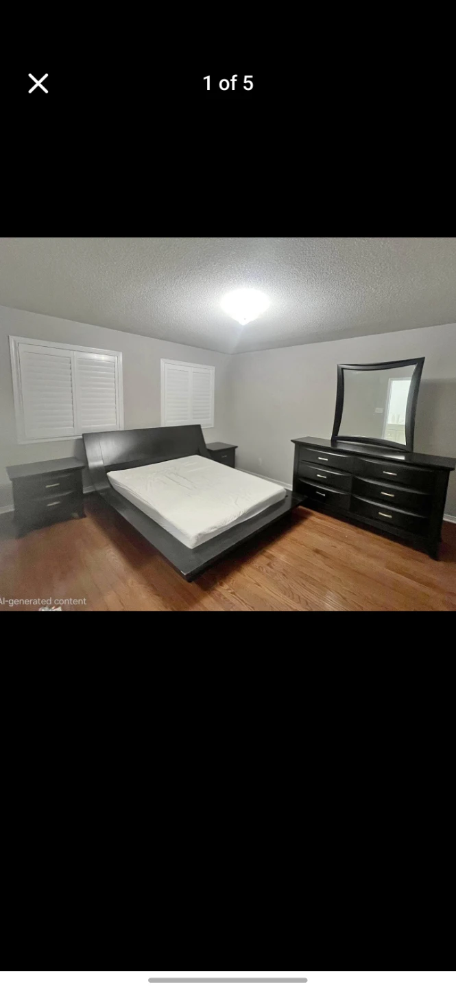 Dark Wood Bedroom Set