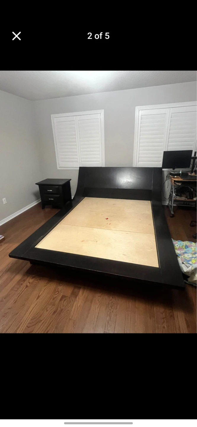 Dark Wood Bedroom Set - photo 2
