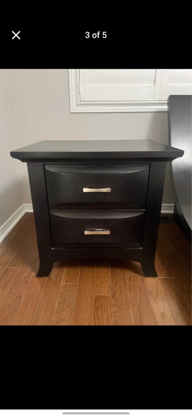 Dark Wood Bedroom Set - photo 3