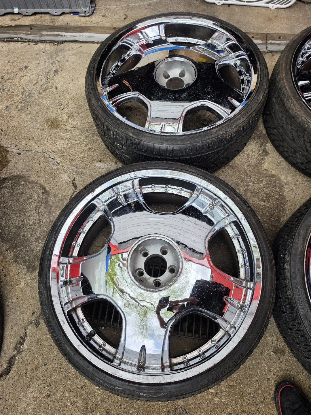 24 inch drag rims wheels 5x114.3 5x120 5x4.5 5x4.75 - photo 3