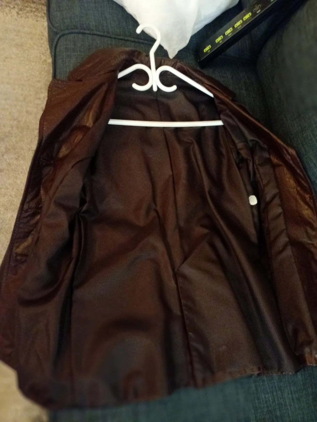 Brown Leather Blazer Jacket - photo 2