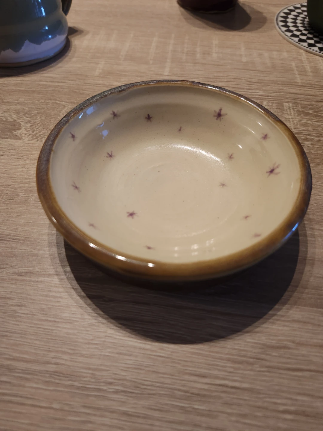 Ceramic Bowl with Star Pattern ⚽