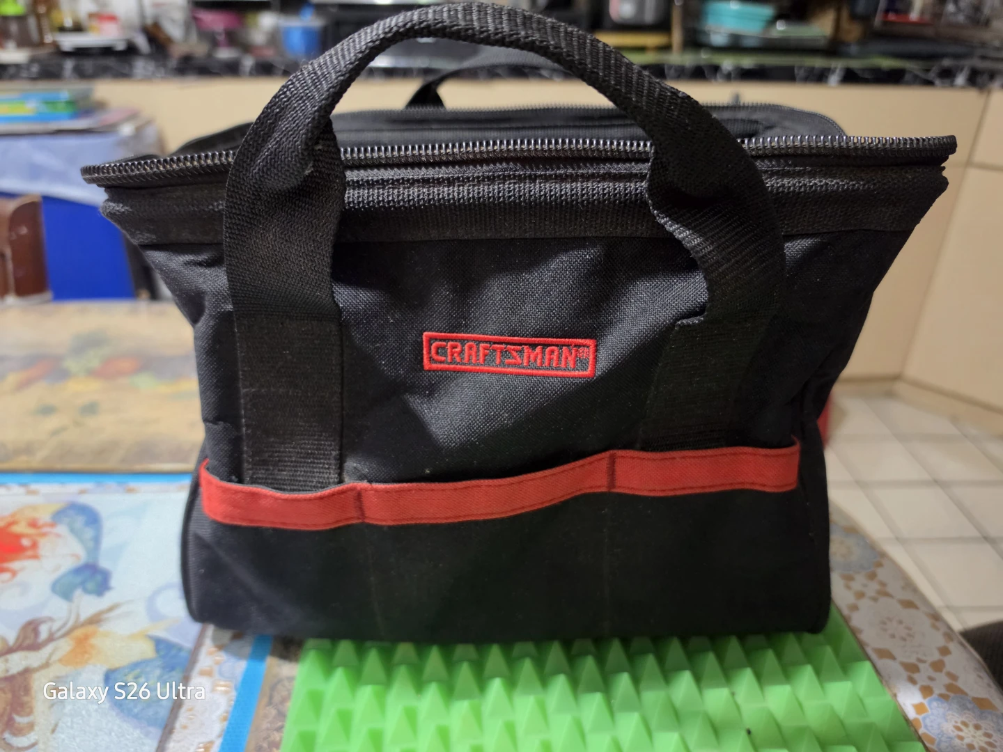 Craftsman Large Mouth Tool Bag 12" x 9.5" Rare