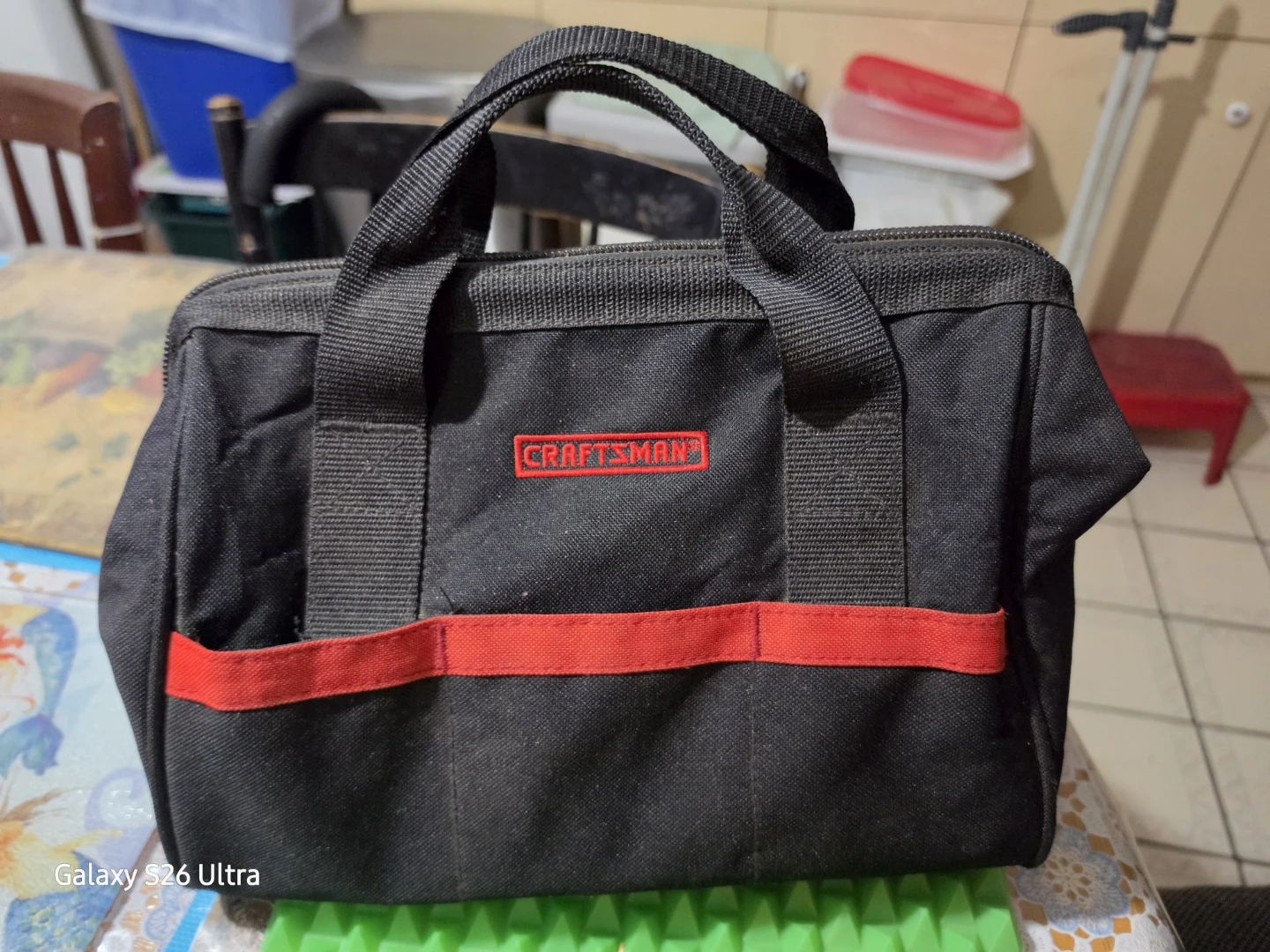 Craftsman Large Mouth Tool Bag 12" x 9.5" Rare - photo 2