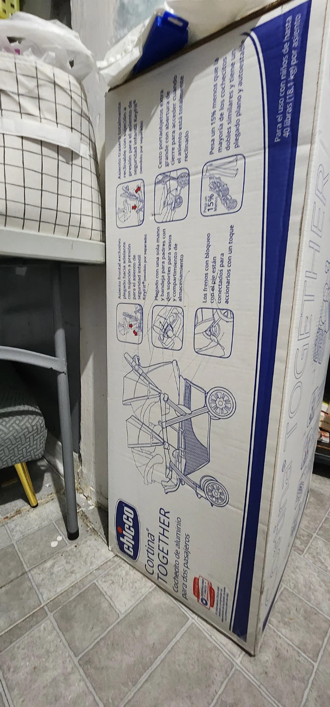 Chicco Cortina TOGETHER Two-Passenger Stroller - photo 2