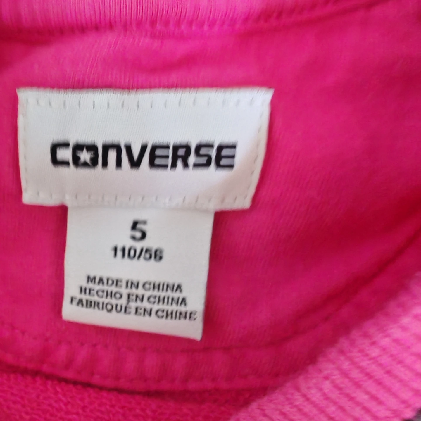 Converse Pink Graphic Sweatshirt - Size 5 - photo 3