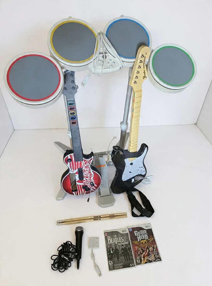 Nintendo Wii Rockband Bundle