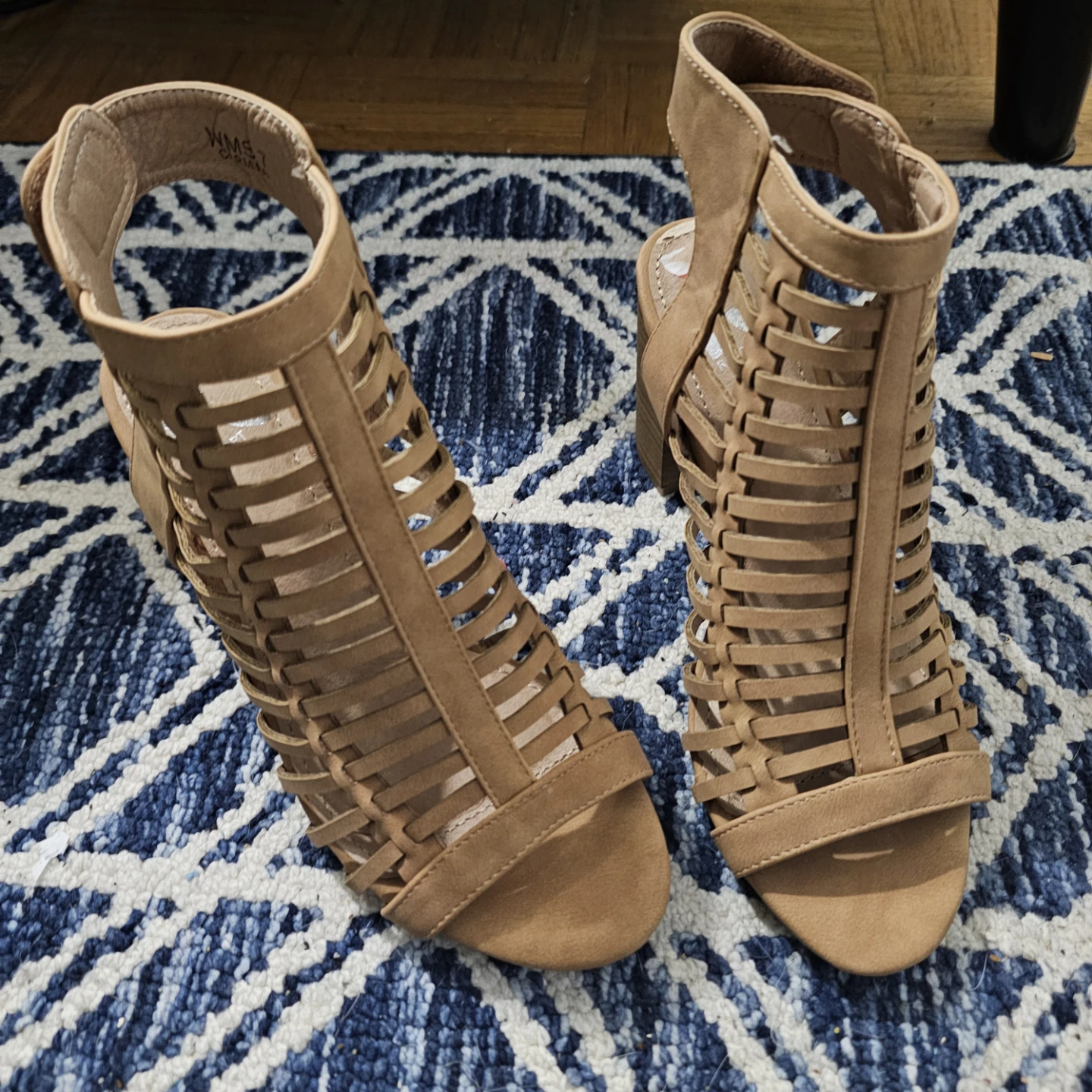 Carmina WMS 7 Tan Cage Heels - photo 4
