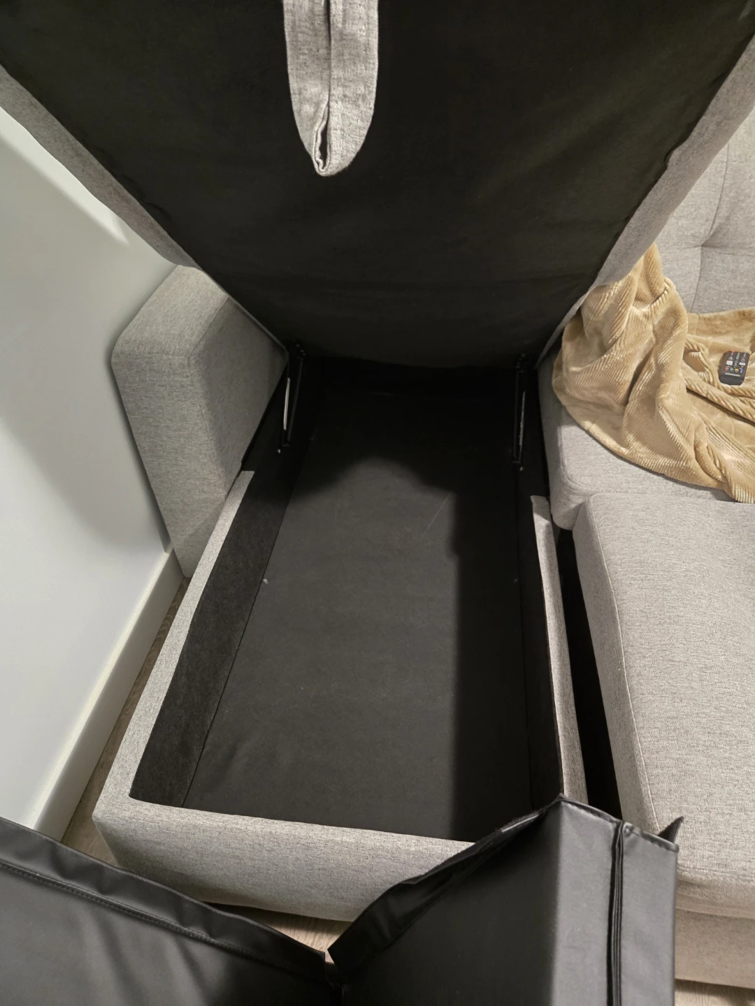 Grey Sectional Sofa with Storage - photo 3