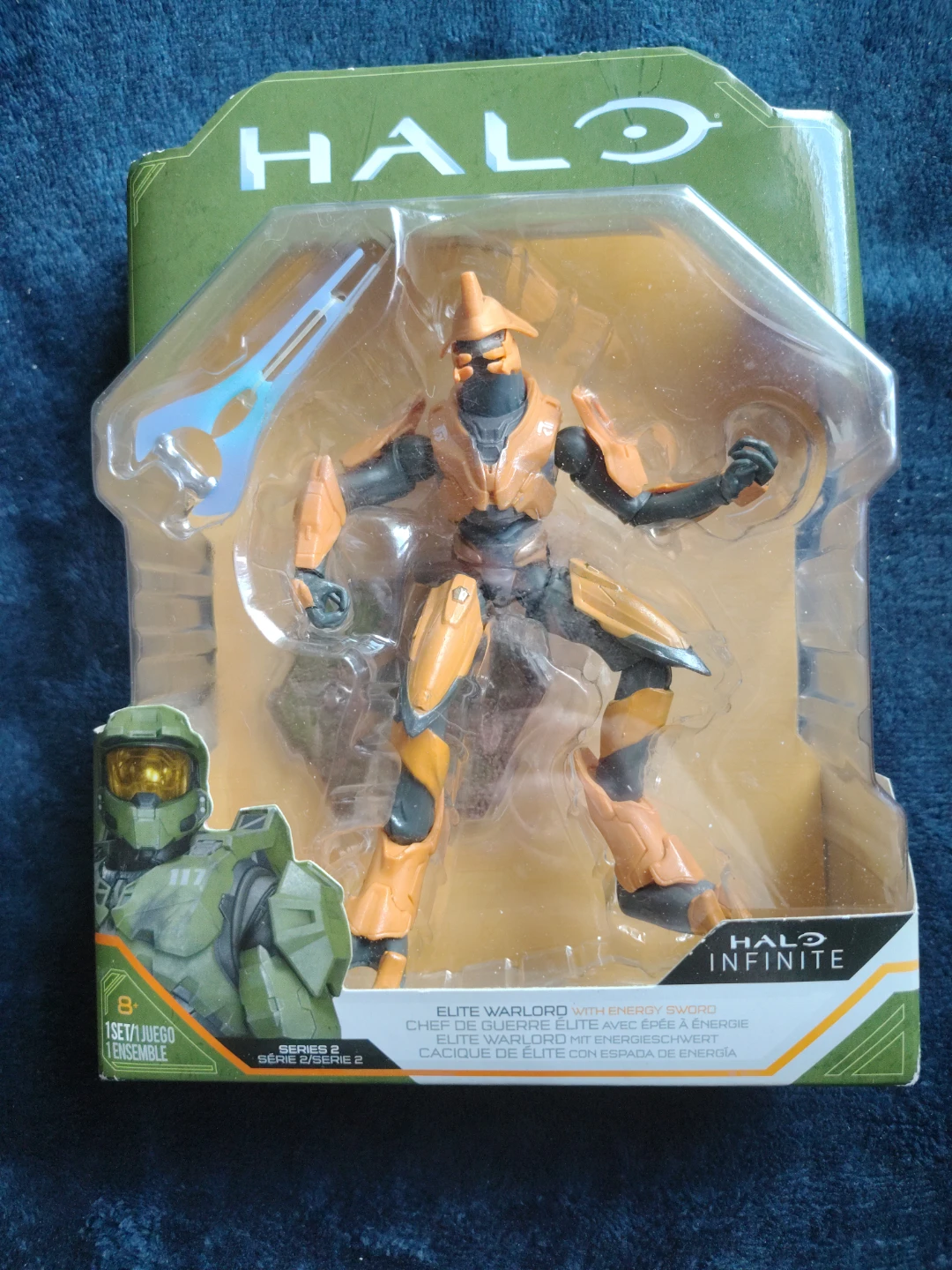 Halo Infinite Elite Warlord Action Figure with Energy Sword
