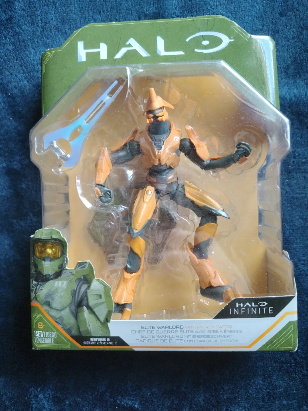Halo Infinite Elite Warlord Action Figure with Energy Sword