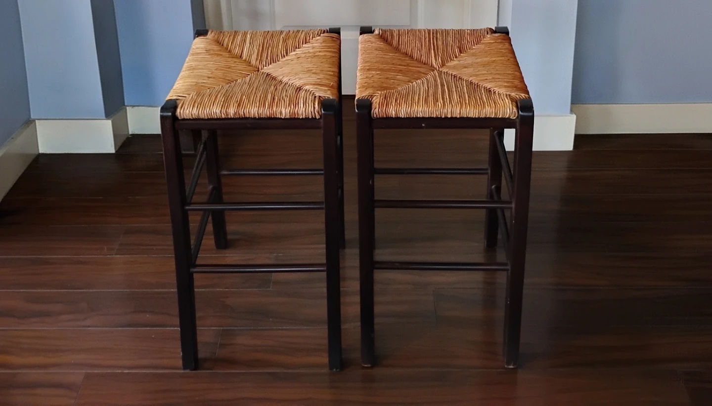 Solid Wood Stool Set - photo 2