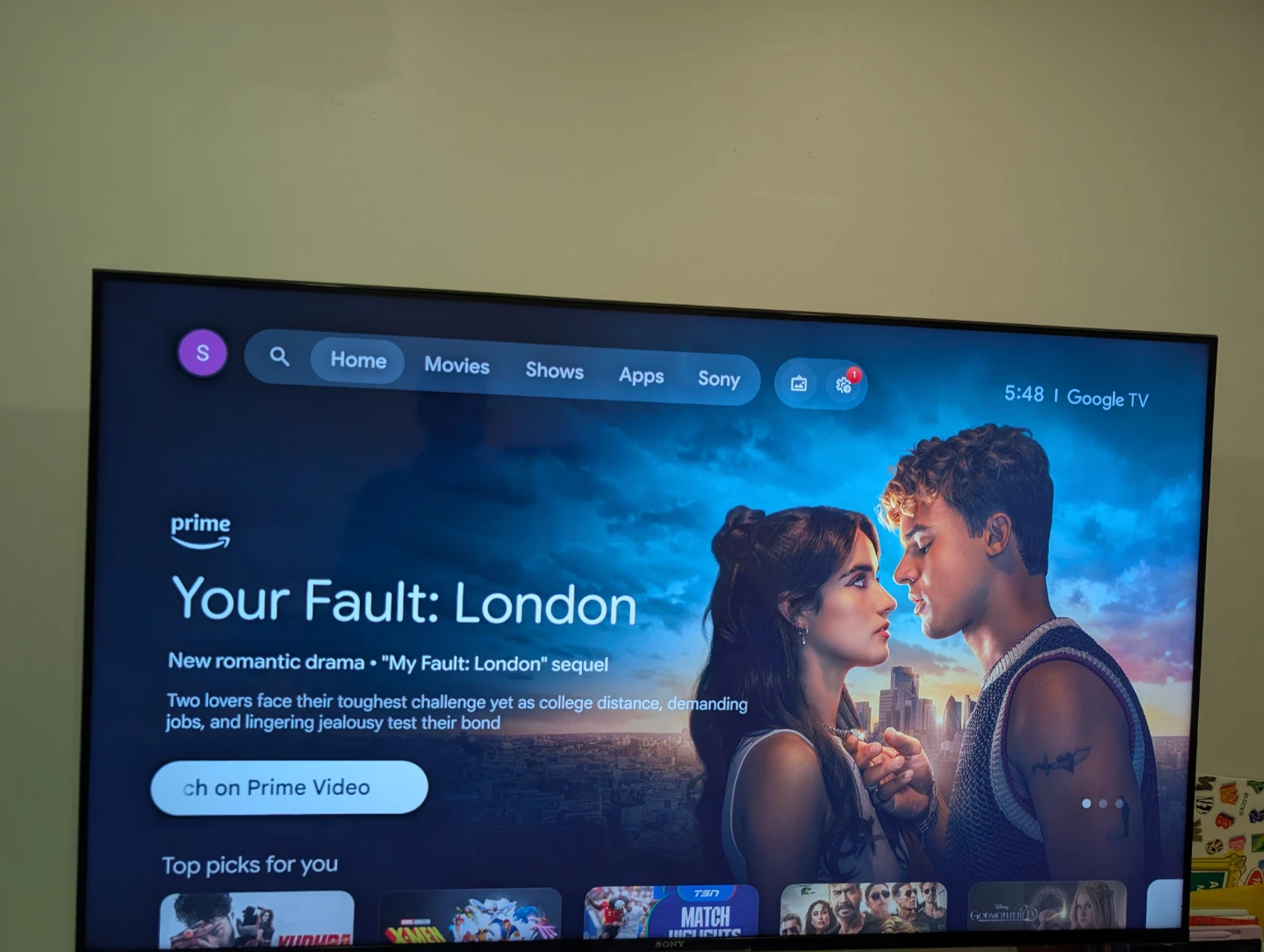 Sony 55" KD-55X85J Television