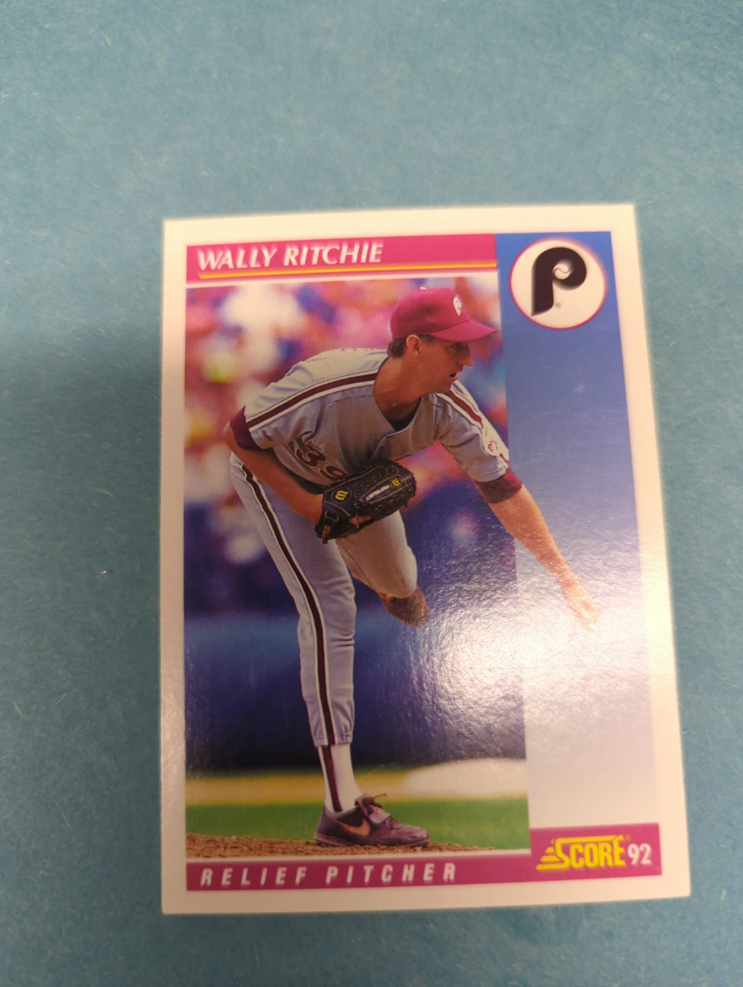 1992 Score Baseball Card - Wally Ritchie ⚽