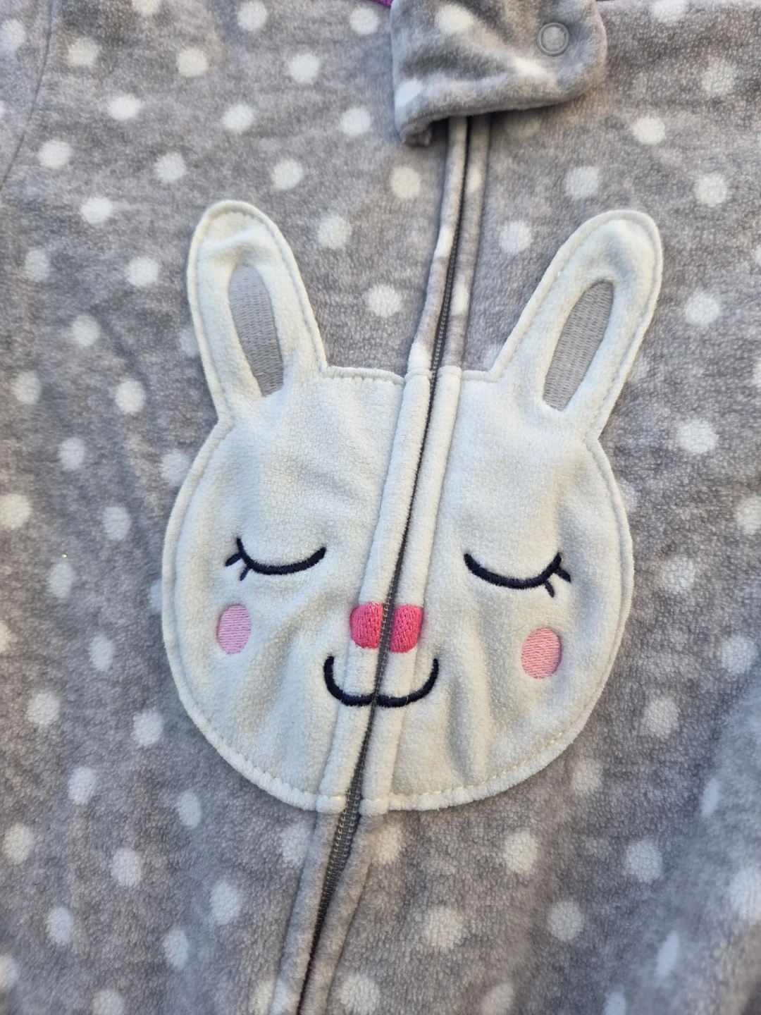 Carter's Just One You Bunny Fleece Footie Pajamas 3T - photo 2