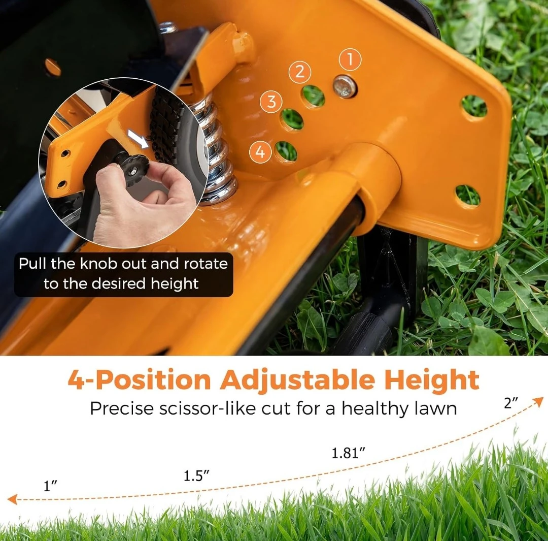 IRONMAX 16 Inch Push Reel Lawn Mower - photo 5