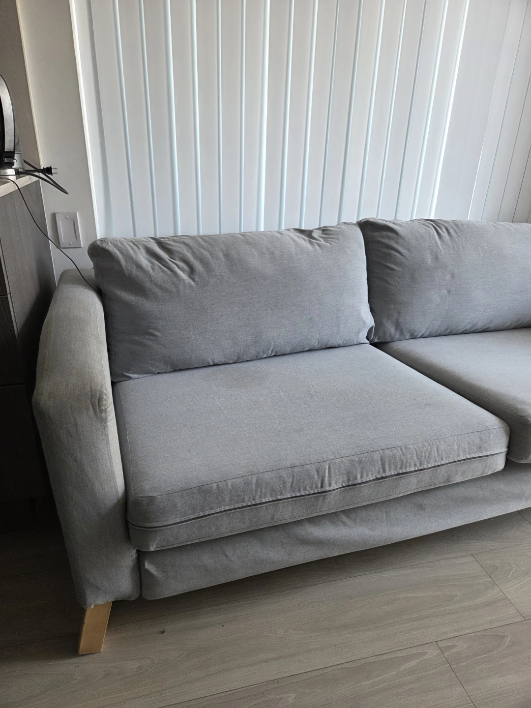 Grey Sofa we are moving so pickup soon - photo 2