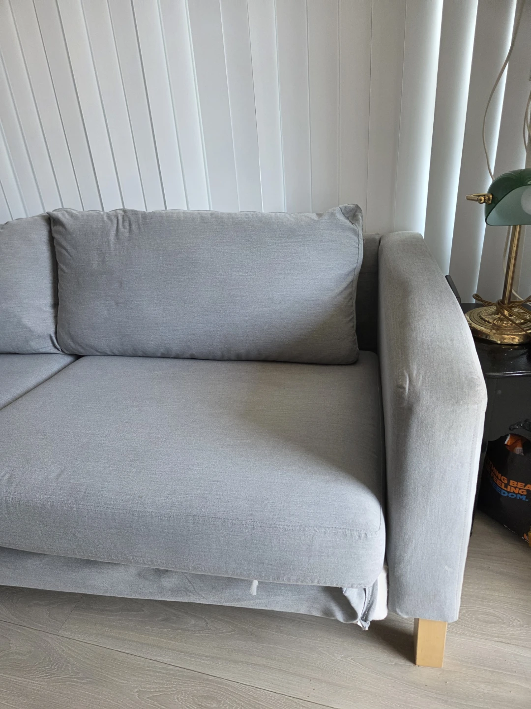Grey Sofa we are moving so pickup soon - photo 4